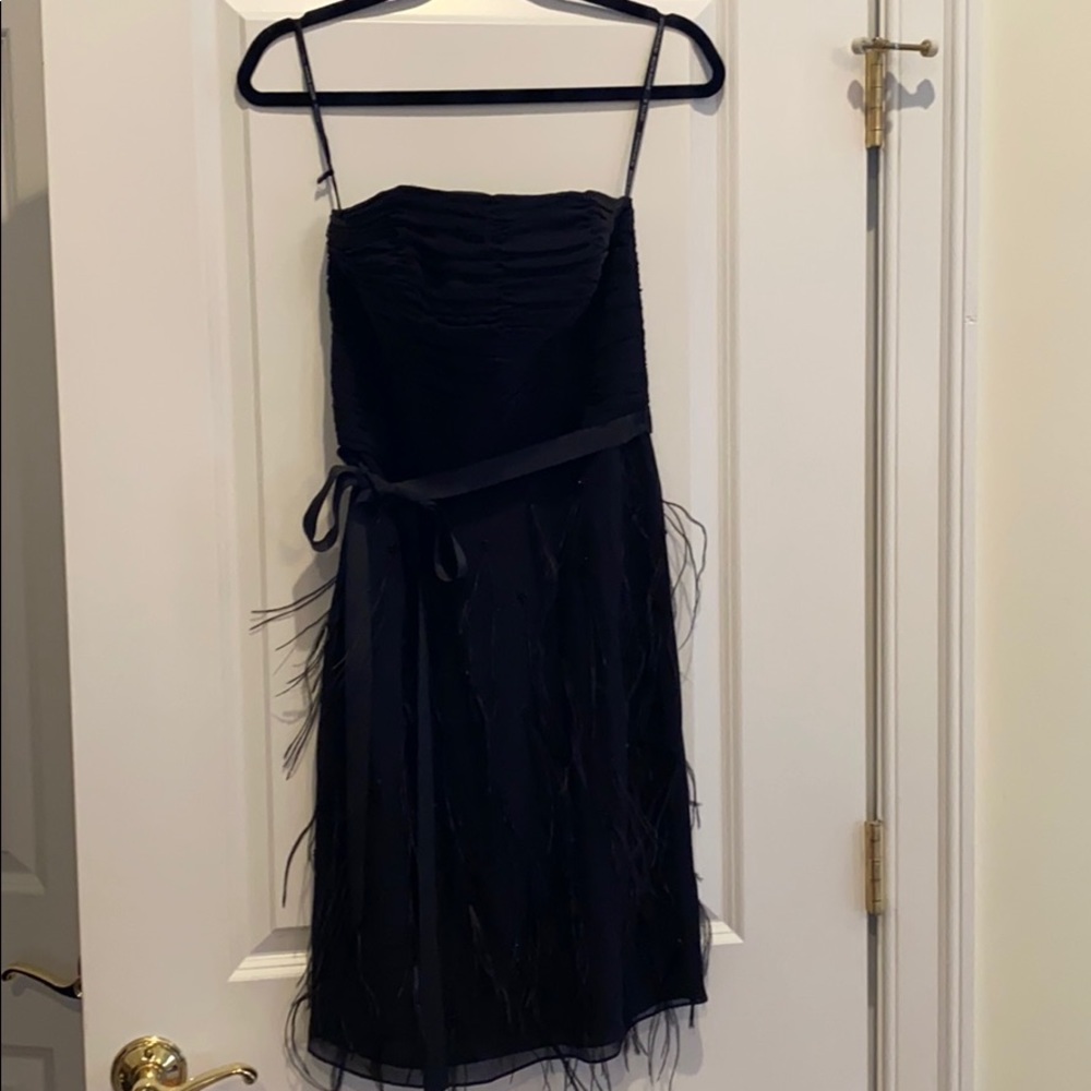 Sherrie bloom strapless black dress